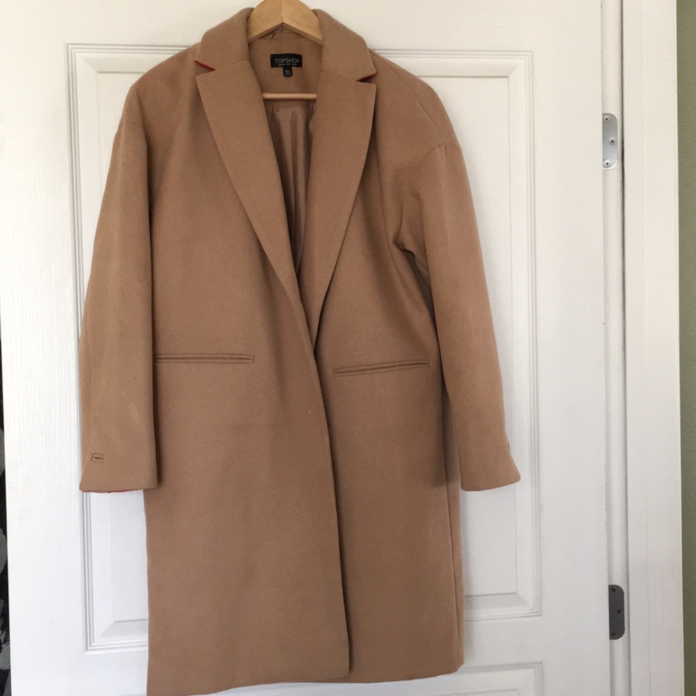 TopShop Camel Peacoat